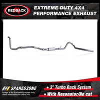 Redback 409 SS 3" Exhaust No cat for Nissan Patrol GU Y61 3.0L 05/00-10/17