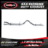 Redback 4x4 Exhaust No Muffler for Toyota Landcruiser 200 1VD-FTV 10/15-on