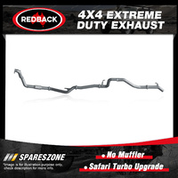 Redback Exhaust No Muffler for Toyota Landcruiser 75 78 4.2L 1Hz Safari Turbo