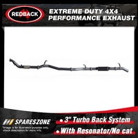 Redback 4x4 Performance Exhaust No cat for Toyota Landcruiser 78 1VD-FTV 4.5L