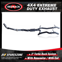 Redback 4x4 Exhaust & Resonator & cat for Toyota Landcruiser 76 1VD-FTV 03/07-on