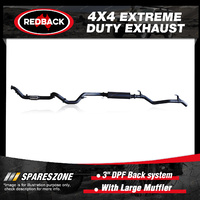 Redback 4x4 Exhaust Large Muffler for Toyota Landcruiser 78 1VD-FTV 09/16-on