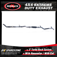 Redback 4x4 Exhaust & Resonator & cat for Toyota Landcruiser VDJ79 10/12-10/16