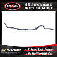 Redback 4x4 Exhaust No Muffler & cat for Toyota Prado 120 1KD-FTV 08/04-07/15