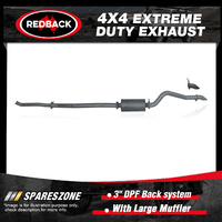 Redback 4x4 Exhaust Large Muffler for Volkswagen Amarok 2H 2.0L 09/10-on