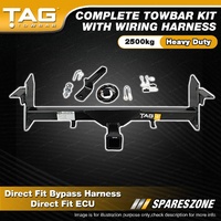 TAG Heavy Duty Towbar Kit for Mitsubishi Pajero NS NT NW 2500kg Powder-Coated