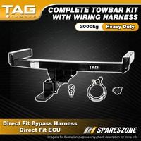 TAG HD Towbar Kit for Toyota Kluger GSU40 GSU45 Wagon 8/07-2/14 Capacity 2000kg