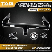 TAG Heavy Duty Towbar Kit for Mitsubishi Triton MN Cab Chassis Ute 09-15 3000kg