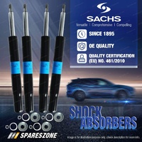 Front + Rear Sachs Shock Absorbers for Audi 90 Quattro 4WD Sedan 83-08/91