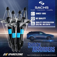 Front + Rear Sachs Shock Absorbers for Subaru Liberty BC BF5 L8 AWD Sedan Wagon