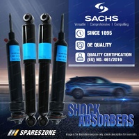 Front + Rear Sachs Shock Absorbers for Ford Econovan JG Spectron Van 84-99