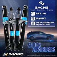 Front + Rear Sachs Shocks for Chrysler Grand Voyager with Std suspension Wagon