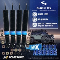 Front + Rear Sachs Max Shocks for Toyota Land Cruiser Prado KDJ GRJ KZJ RZJ 120