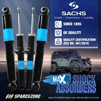 Front + Rear Sachs Max Shock Absorbers for Volkswagen Amarok TDI TSI 4Motion