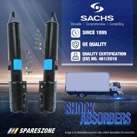 2 x Front Sachs Truck Shock Absorbers for Fiat Ducato 160 Multijet 3.0D 115kW