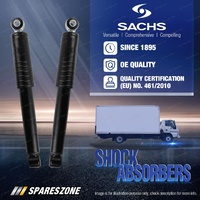 2 x Rear Sachs Truck Shock Absorbers for Fiat Ducato 120 Multijet 2.3D 88KW