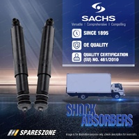 2x Rear Sachs Truck Shock Absorbers for Hendrickson HN Series HN402 Rubber Block