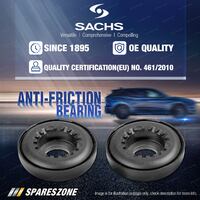 2 x Front Sachs Anti-Friction Bearing for Honda Jazz GD Hatchback 2002 - 2008