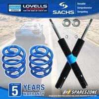 Front Sachs Shocks Lovells Sport Low Springs for Toyota Celica ST204 2.2L 4cyl