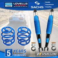 Rear Sachs Shock Absorbers Lovells Sport Low Springs for Honda Accord CB7 Sedan