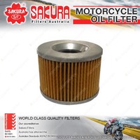 Sakura Motorcycle Oil Filter for Kawasaki EL250 EX250 KZ1000 KZ1100 KZ400 KZ550