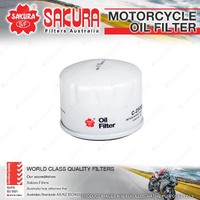 Sakura Motorcycle Oil Filter for Piaggio MP3 399cc 400 X9 460cc 2001-On