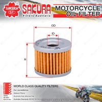 Sakura Motorcycle Oil Filter for Suzuki GN125 GN125E GS125ES GZ125 SX125R VL125