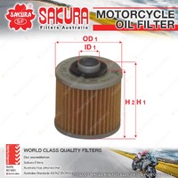 Sakura Motorcycle Oil Filter for Yamaha TDM900 XTZ750 XV1000 XV250 XV400 XV500