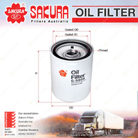 Sakura Oil Filter for Yanmar Marine 6CXM-GET Marine 6CXM-GTE2 7.4L V6 Diesel