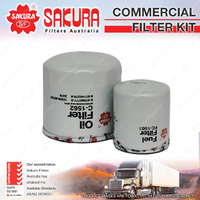 Sakura Commercial Filter Kit for Isuzu NPR70 4HE1-X NPR70 4HE1-T NPS70L 4HE1