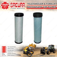 Sakura Telescopic Handler Secondary Air Filter for J.C.Bamford 530 531 535 540