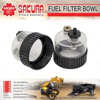 Sakura Fuel Filter Bowl for Caterpillar Excavator 320D Grader 12M 140M Loader