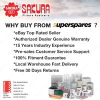 Sakura Oil Air Fuel Filter Service Kit for Kia Sportage SL 08/2010-05/2013