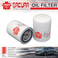 Sakura Oil Filter for LAND Rover Range Rover 4 2.4 Turbo Diesel 11A RJ 1988-1990