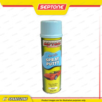 Septone Acrylic Spray Putty Aerosol Blue 400 Gram Fast Drying and High Build