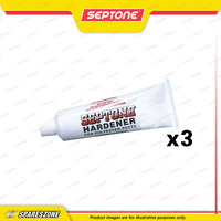 3 x Septone Hardener for Polyester Putty 100G Benzoyl Peroxide Hardener