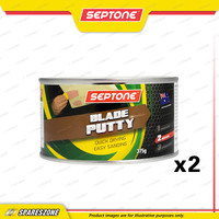 2 x Septone Blade Putty 375G Heavy Bodied Single Pack Nitrocellulose Based Putty