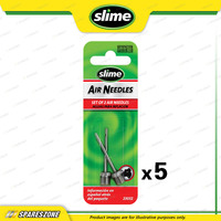 5 x Slime Metal Air Needles Compatible with Standard Air Pumps&Compressors