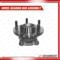 Rear Wheel Bearing Hub Assembly + Brake Rotor Pad Kit for Mazda 3 BK BKFP ABS