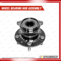 Rear Wheel Bearing Hub Assembly + Brake Rotor Pad Kit for Mazda CX-7 ER 2.3L