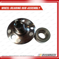 Front Wheel Bearing Hub Ass + Brake Rotor Pad Kit for Mitsubishi Outlander ZF