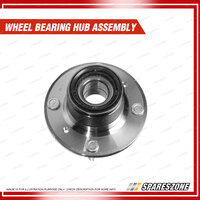 Rear Wheel Bearing Hub Ass + Brake Rotor Pad Kit for Mitsubishi Galant HH HG