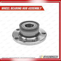 Rear Wheel Bearing Hub Ass Brake Rotor Pad Kit for Volkswagen Polo 9N 5 Studs