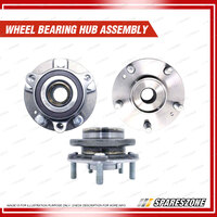 Front Wheel Bearing Hub Assembly + Brake Rotor Pad Kit for Hyundai Kona OS 2.0L