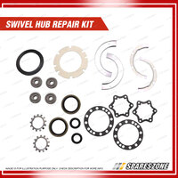 Swivel Hub Wheel Bearing Kit Brake Rotor Pad for Suzuki Sierra SJ 40 50 70 MG410