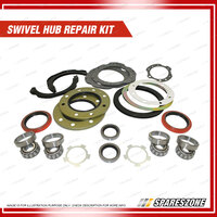 Swivel Hub & Wheel Bearing Kit + Brake Set for Toyota Landcruiser FZJ105 HZJ105