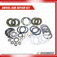 Swivel Hub Wheel Bearing Kit Brake Set for Toyota Landcruiser VDJ 76 78 79 12-22