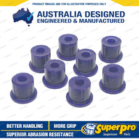 Superpro Front Spring Front Bush Kit All for Holden Drover QB 4WD Hardtop 85-87