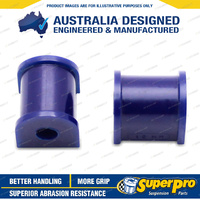 SuperPro 17mm Rear Sway Bar Mount Bush Kit for Holden Nova LE LF LG 1989-1997