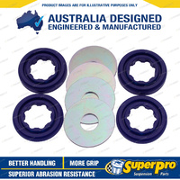 Superpro Rear Crossmember Supplement Washers Bush Kit for Lexus GS SC Rear mount